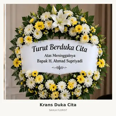 Krans Bunga Duka Ayana Midplaza Jakarta